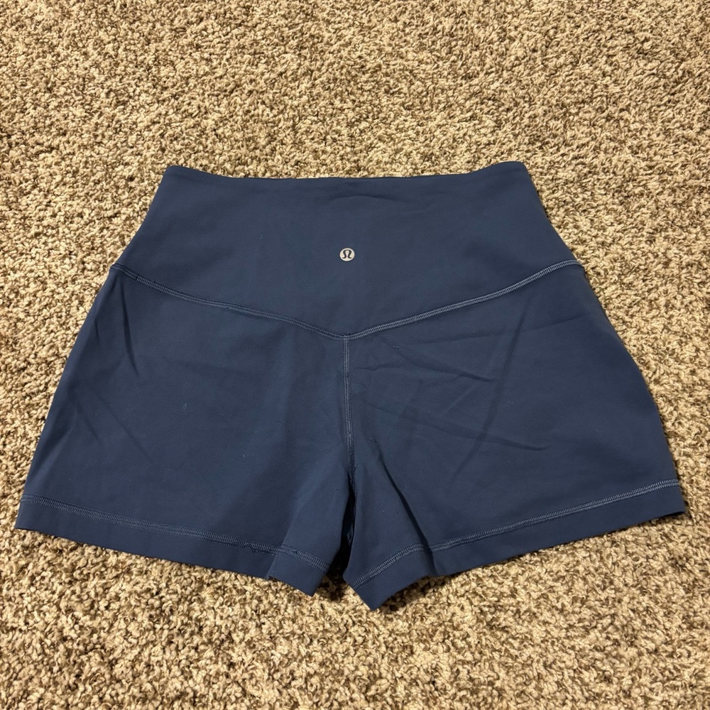 lululemon Align Navy Blue Women Shorts